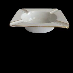 (3 Pcs) Fukagawa Rita Vintage Japanese Ashtray Hand Painted